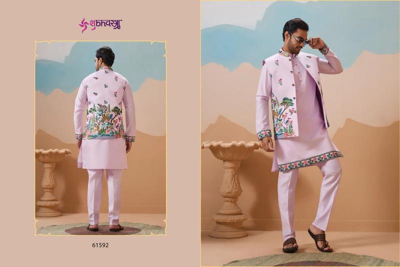 Shubhvastra Vantara catalog designer mens kurti wholesaler in surat