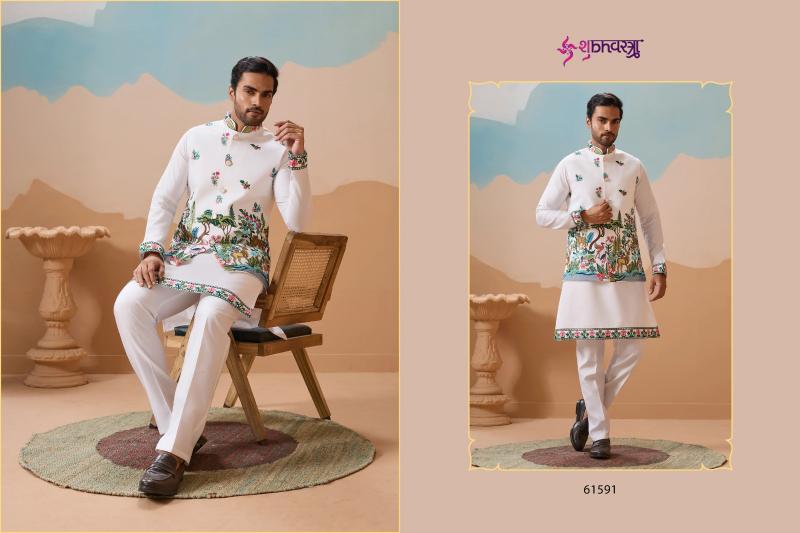 Shubhvastra Vantara catalog designer mens kurti wholesaler in surat