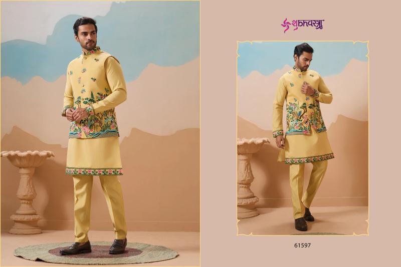 Shubhvastra Vantara catalog designer mens kurti wholesaler in surat