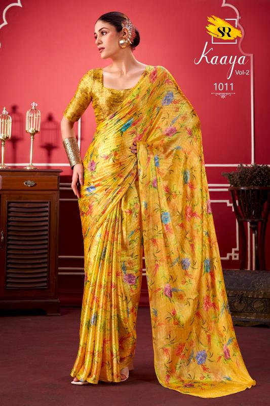 Sr Kaaya vol 2 catalog saree manufacturer in surat