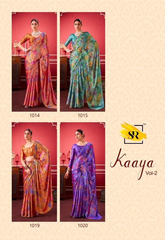 Sr Kaaya vol 2 catalog saree manufacturer in surat