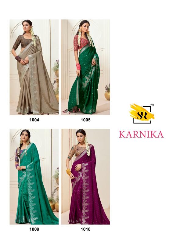 Sr Karnika catalog cheaest saree in surat