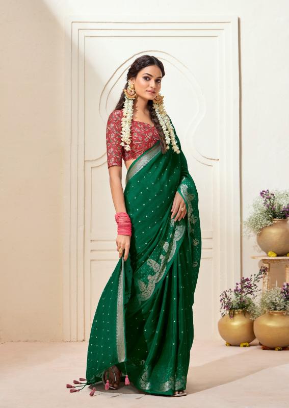Sr Karnika catalog cheaest saree in surat
