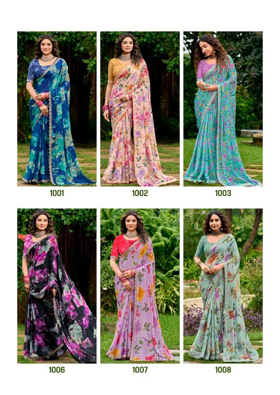 Stavan Fizaa catalog saree wholesale surat