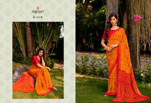 Subhash Homemaker catalog casual sarees wholesale in surat