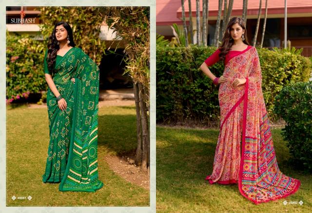 Subhash Homemaker catalog casual sarees wholesale in surat
