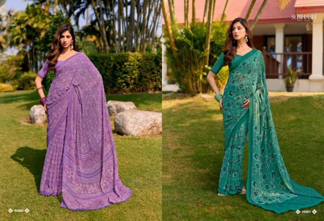 Subhash Homemaker catalog casual sarees wholesale in surat