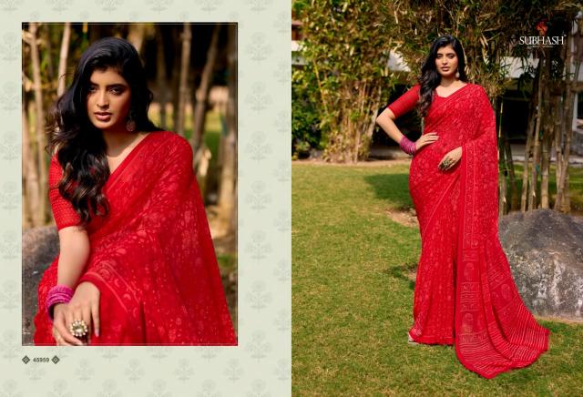 Subhash Homemaker catalog casual sarees wholesale in surat