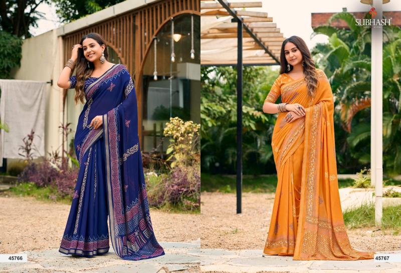 Subhash Paalika catalog casual sarees from surat