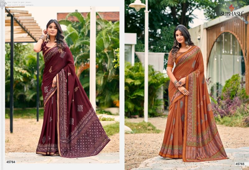 Subhash Paalika catalog casual sarees from surat
