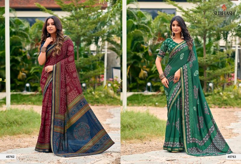 Subhash Paalika catalog casual sarees from surat