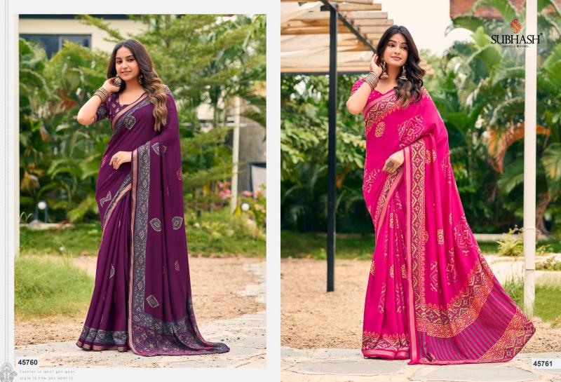 Subhash Paalika catalog casual sarees from surat