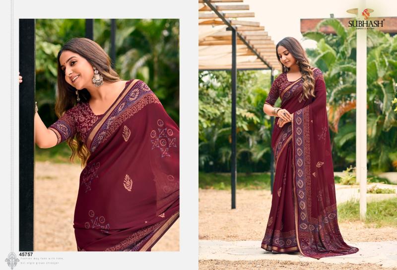 Subhash Paalika catalog casual sarees from surat