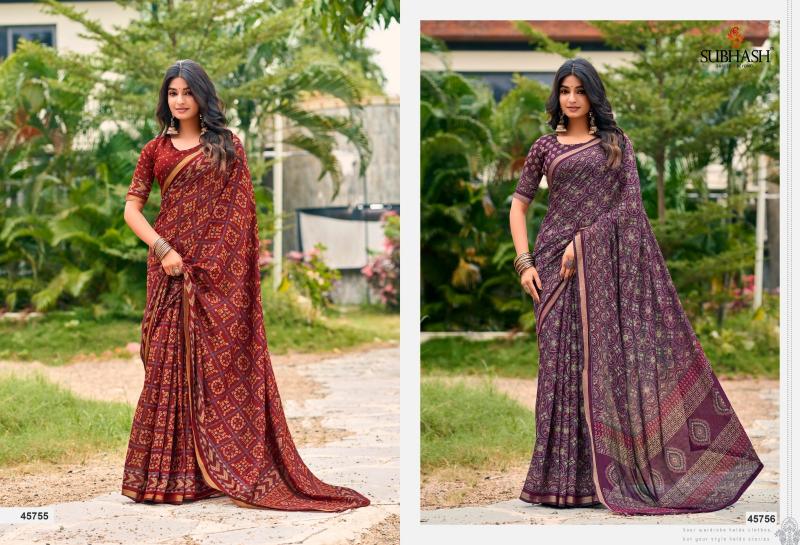 Subhash Paalika catalog casual sarees from surat