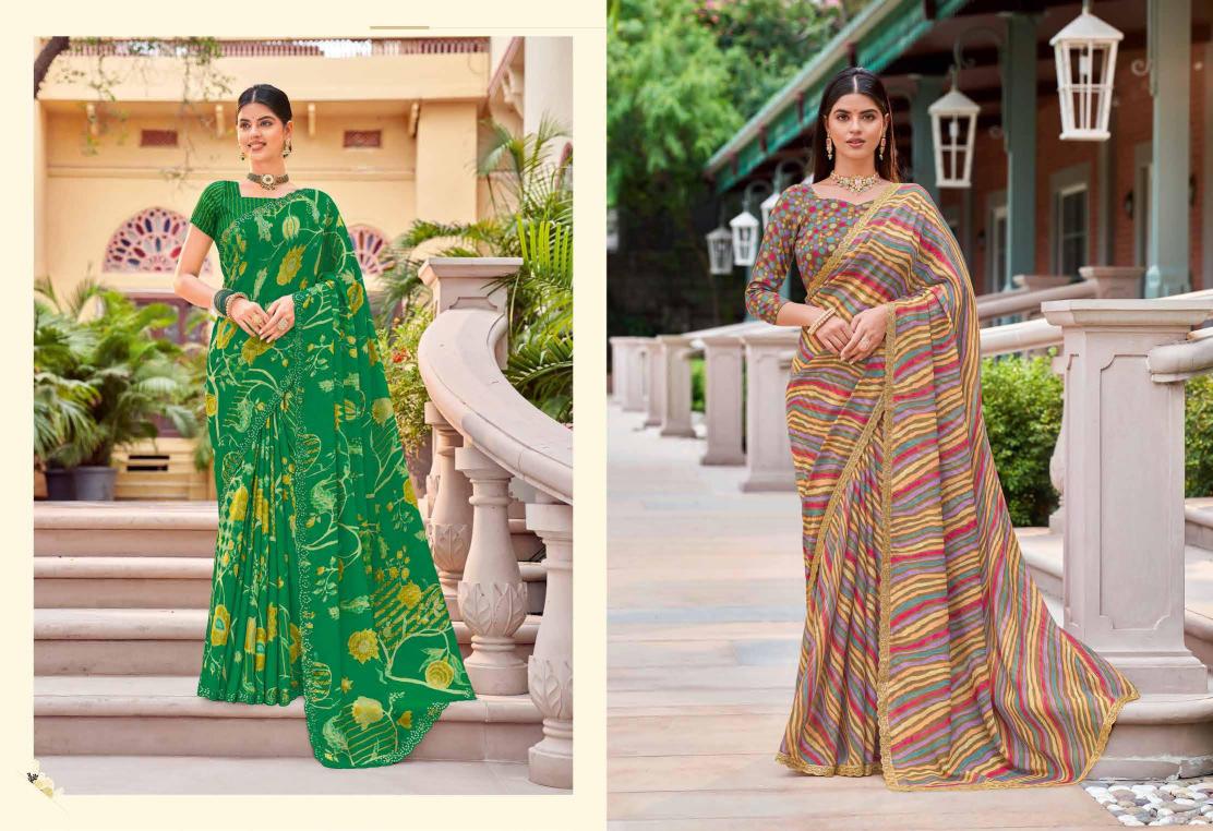 Subhash Ramisha vol 2 catalog rd saree surat