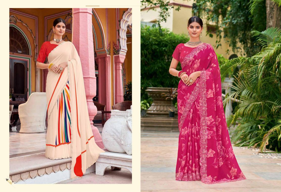 Subhash Ramisha vol 2 catalog rd saree surat