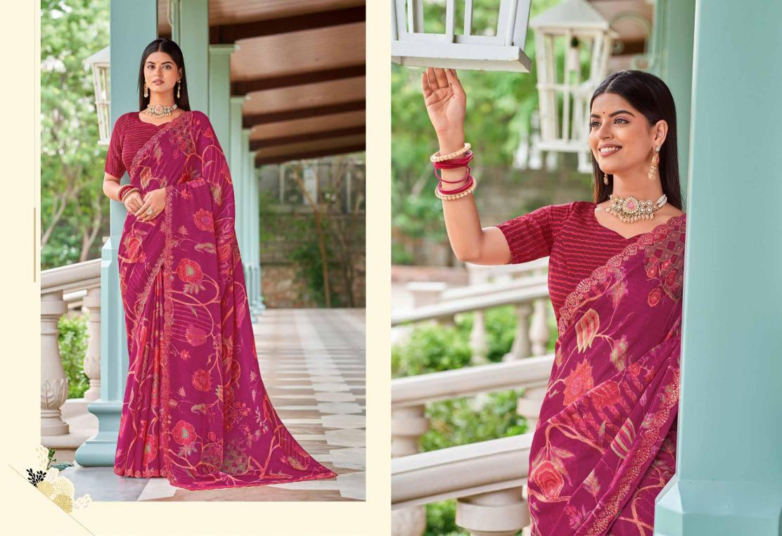 Subhash Ramisha vol 2 catalog rd saree surat