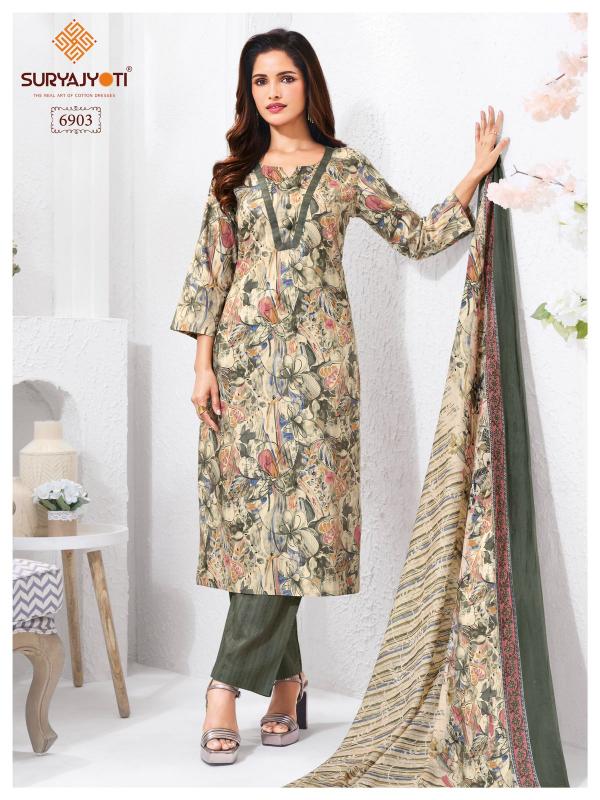 Suryajyoti Trendy Cotton Vol-69 – Kurti Pant With Dupatta - Wholesale Catalog