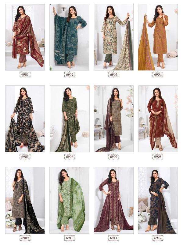 Suryajyoti Trendy Cotton Vol-69 – Kurti Pant With Dupatta - Wholesale Catalog