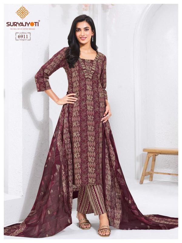 Suryajyoti Trendy Cotton Vol-69 – Kurti Pant With Dupatta - Wholesale Catalog