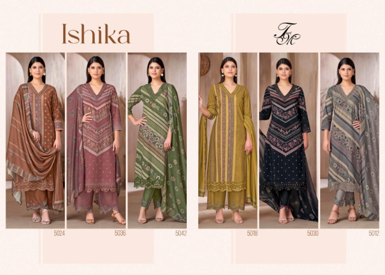 T&M Ishika catalog wholesale dealers in salwar kameez surat