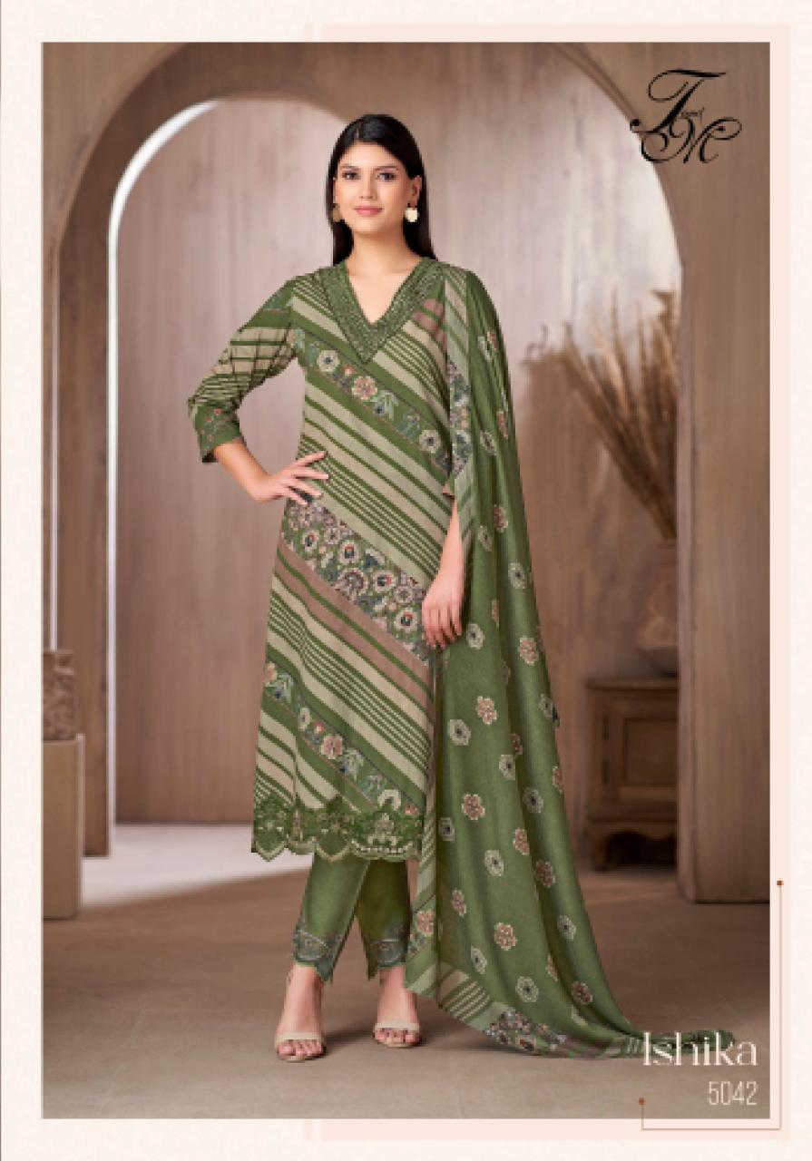 T&M Ishika catalog wholesale dealers in salwar kameez surat