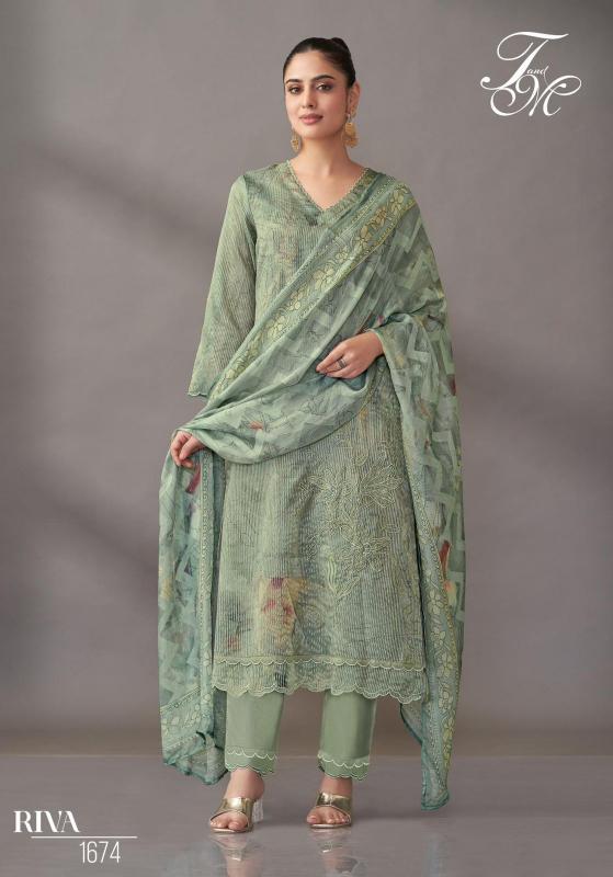 T&M Riva catalog designer salwar suit wholesale
