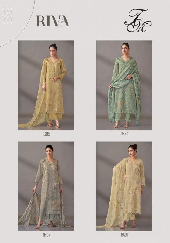 T&M Riva catalog designer salwar suit wholesale