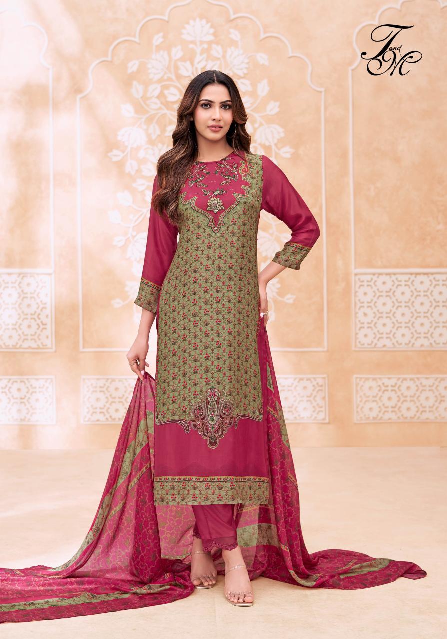 T&M Riwaaz catalog designer salwar suit wholesale