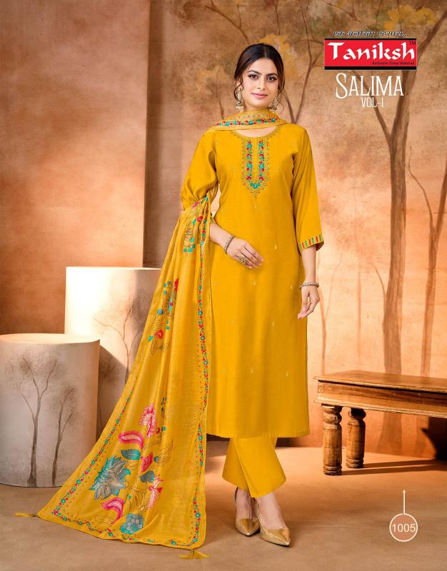 Taniksh Salima Vol 1 catalog w brand kurtis wholesale in mumbai