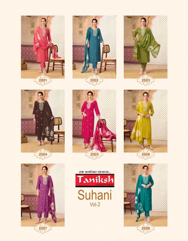 Taniksh Suhani vol 2 catalog wholesale kurti pant set