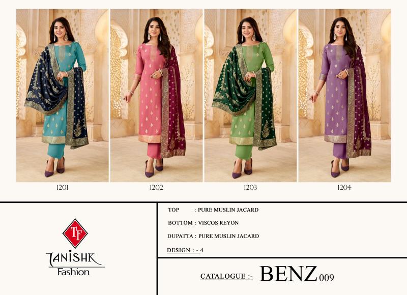 Tanishk Benz 009 catalog cheap salwar kameez wholesale