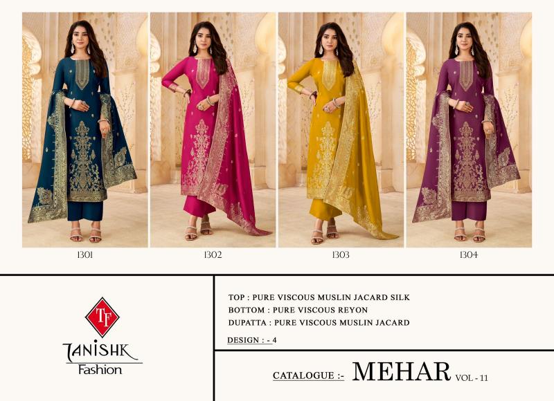 Tanishk Mehar Vol 11 catalog wholesale rate salwar kameez