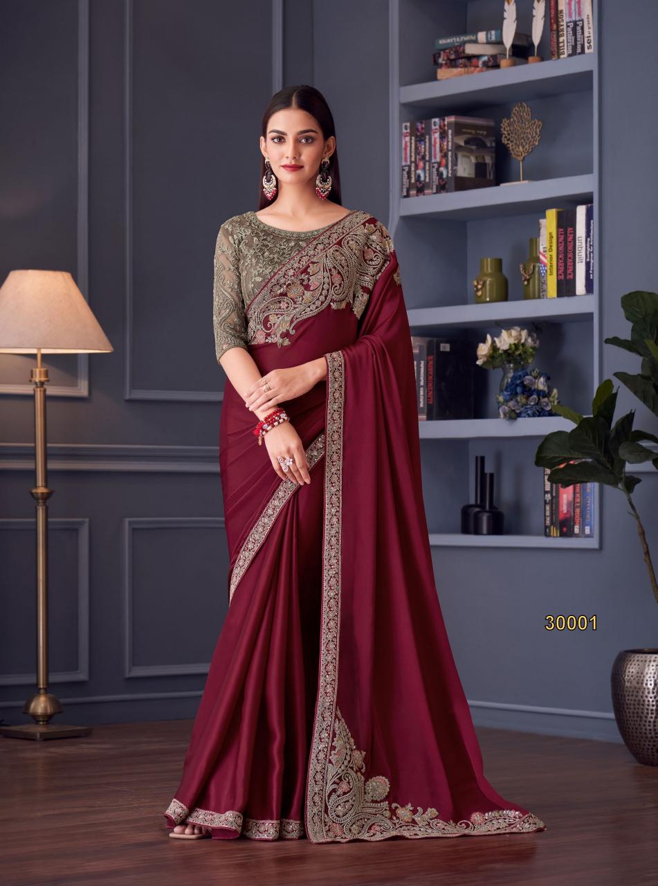Tfh Silver Screen 20th catalog surat designer sarees wholesale price