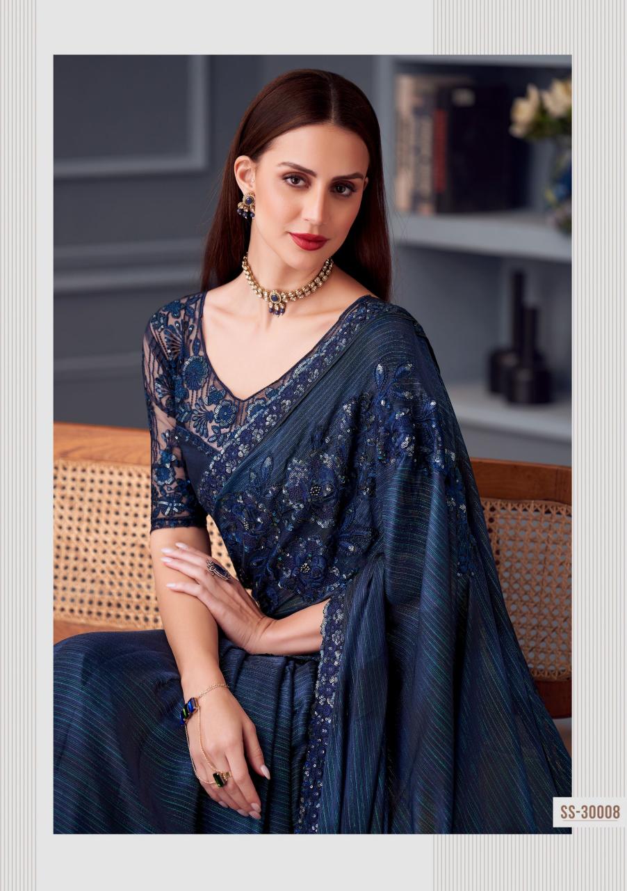 Tfh Silver Screen 20th catalog surat designer sarees wholesale price