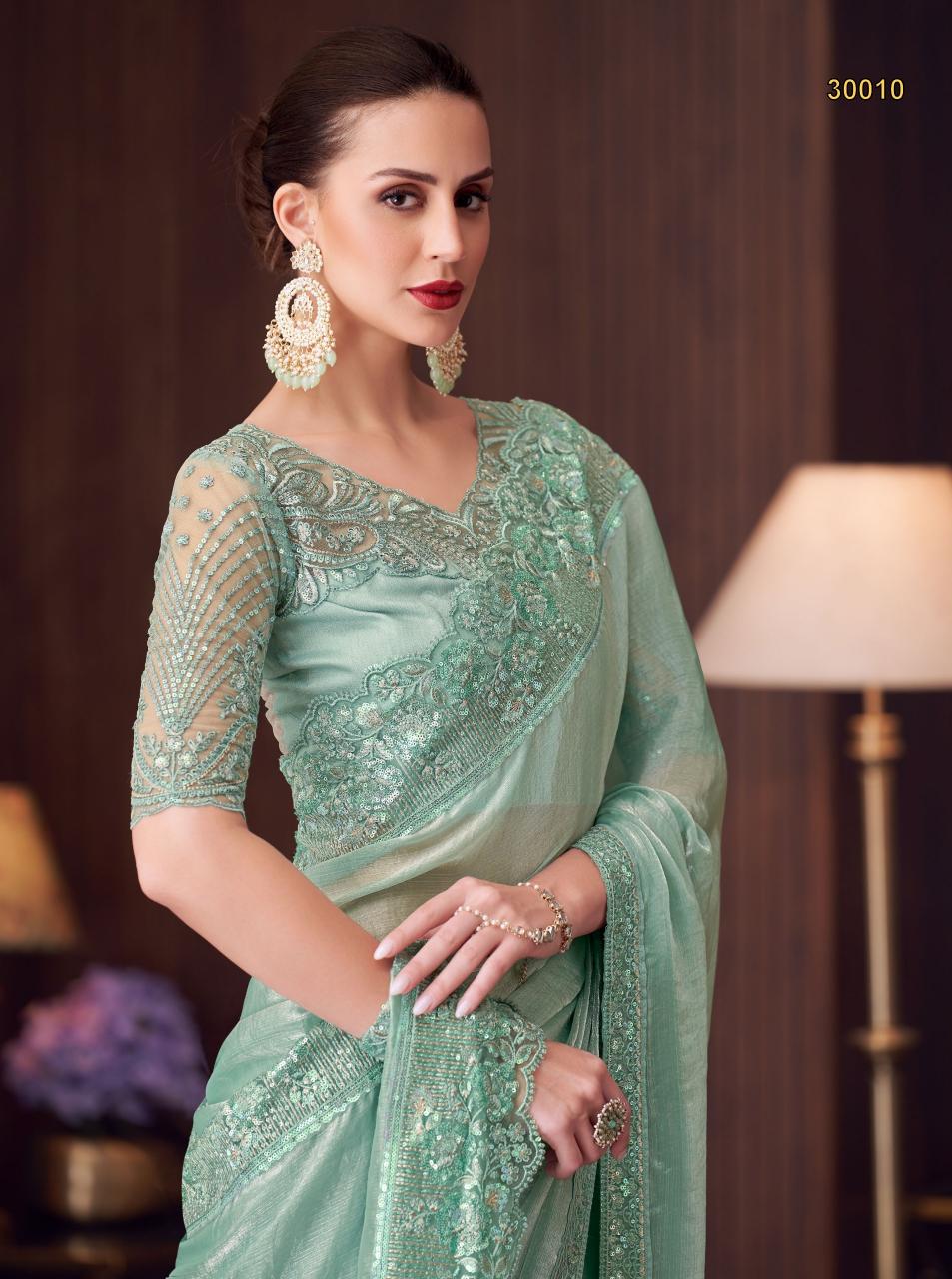 Tfh Silver Screen 20th catalog surat designer sarees wholesale price
