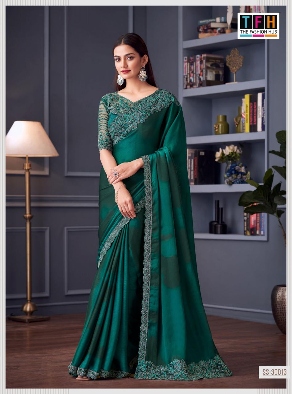 Tfh Silver Screen 20th catalog surat designer sarees wholesale price