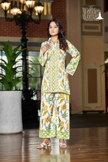 The Wonder Woman W 1013 catalog modest co ord sets pakistan