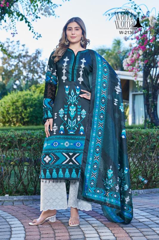 The Wonder Woman W 2136 catalog pakistani dress wholesale