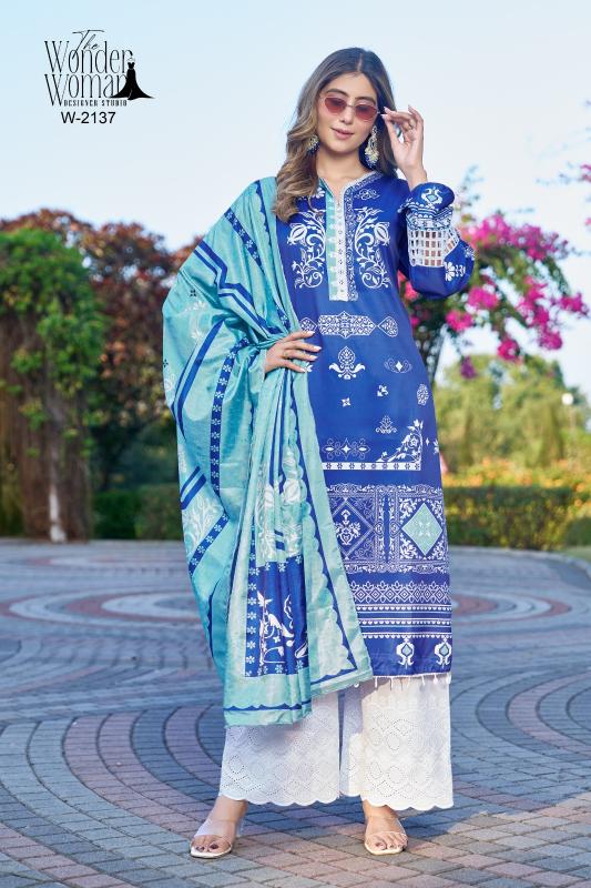 The Wonder Woman W 2137 catalog pakistani suits wholesaler in surat