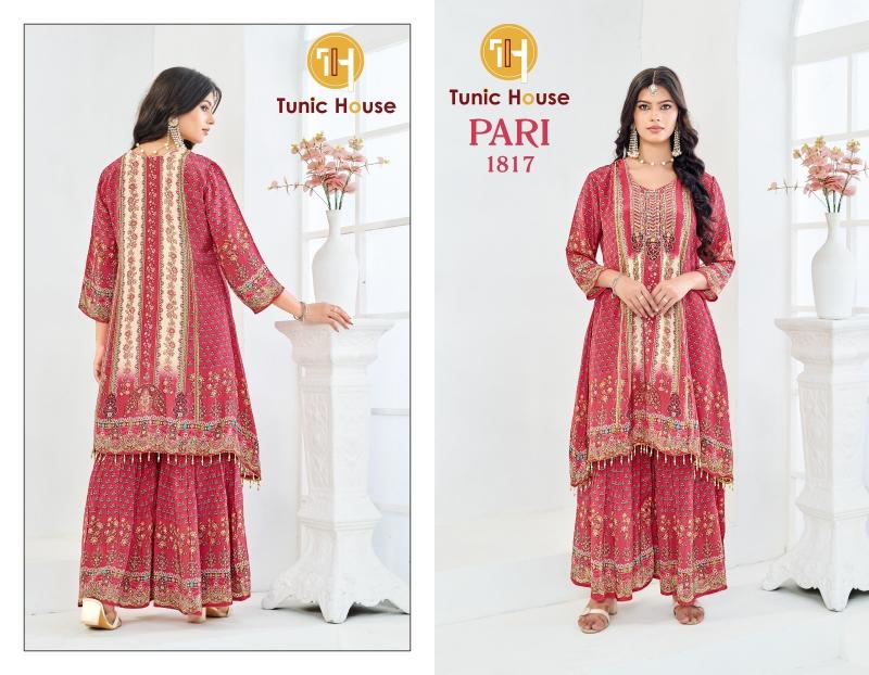 Tunic House Pari catalog wholesale kurti palazzo sets