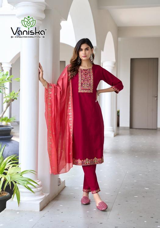 Vaniska Palak vol 2 catalog designer kurtis wholesale
