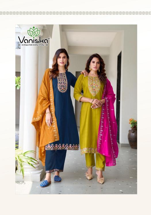 Vaniska Palak vol 2 catalog designer kurtis wholesale