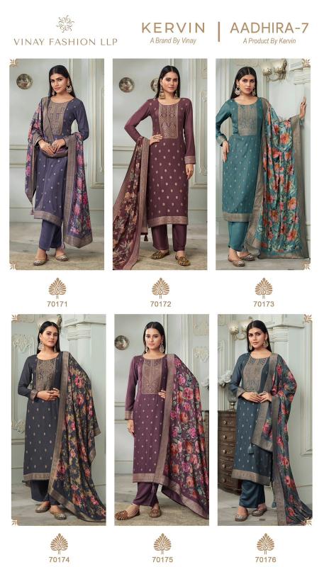 Vinay Kervin Aadhira Vol 7 catalog salwar kameez 2025