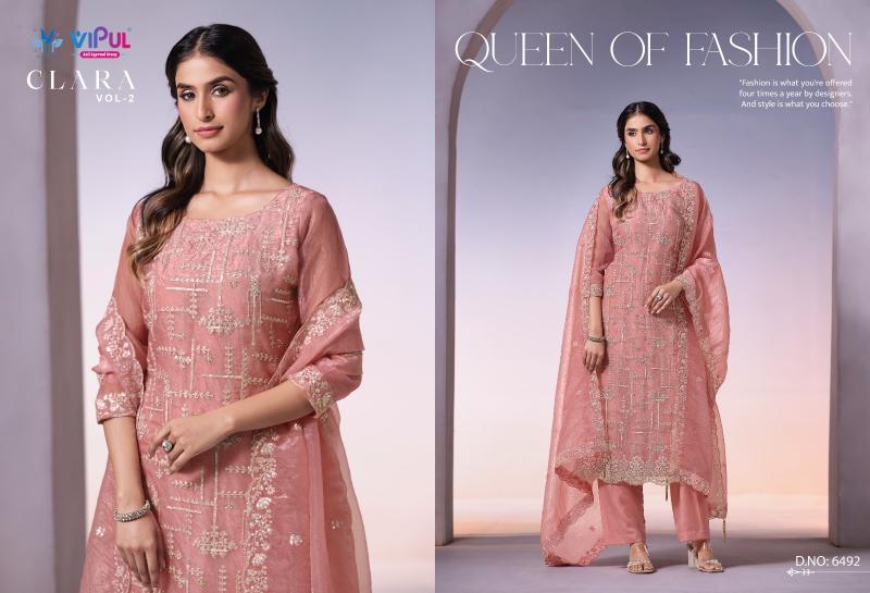 Vipul Clara vol 2 catalog pakistani wholesale salwar kameez in karachi