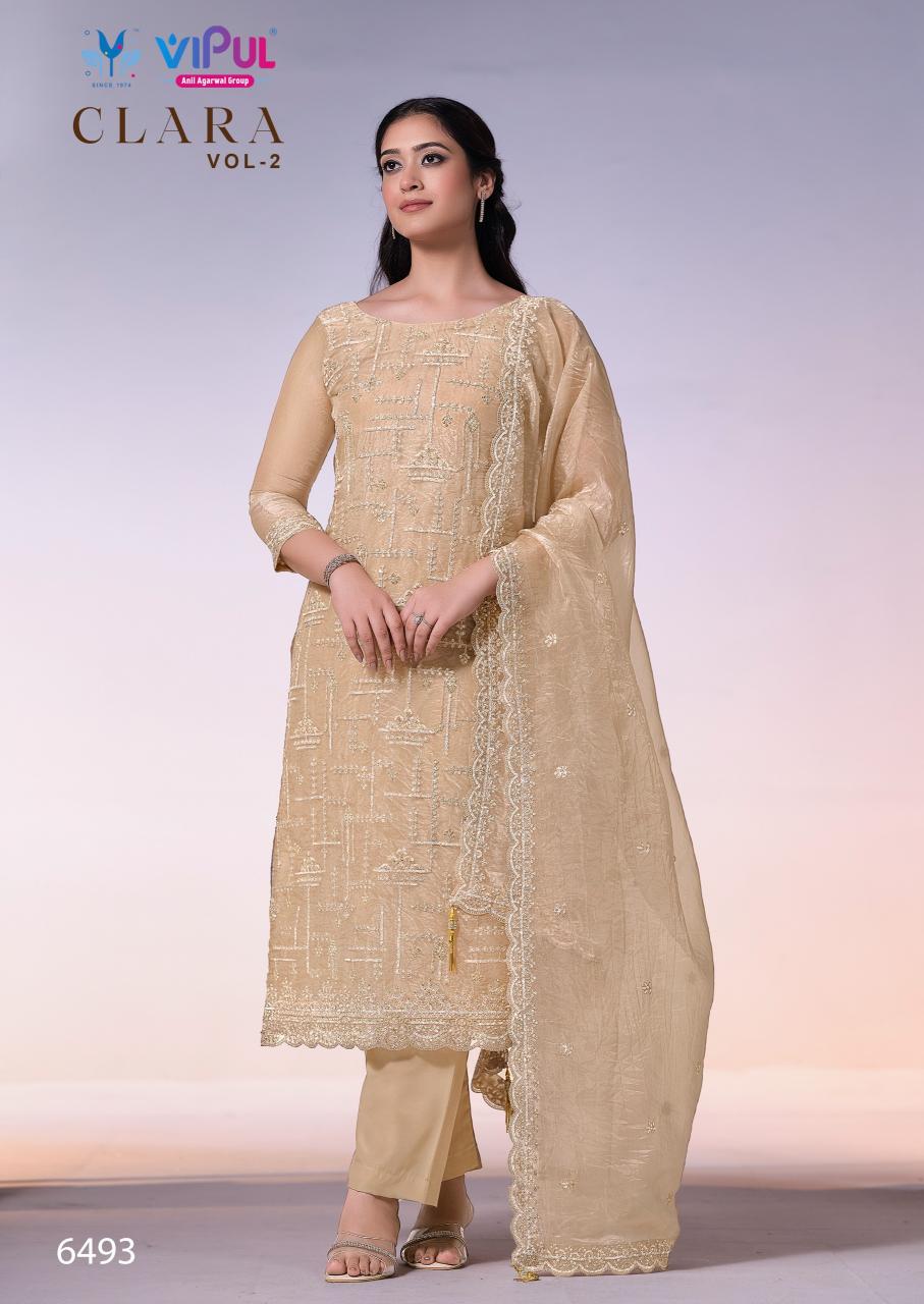 Vipul Clara vol 2 catalog pakistani wholesale salwar kameez in karachi