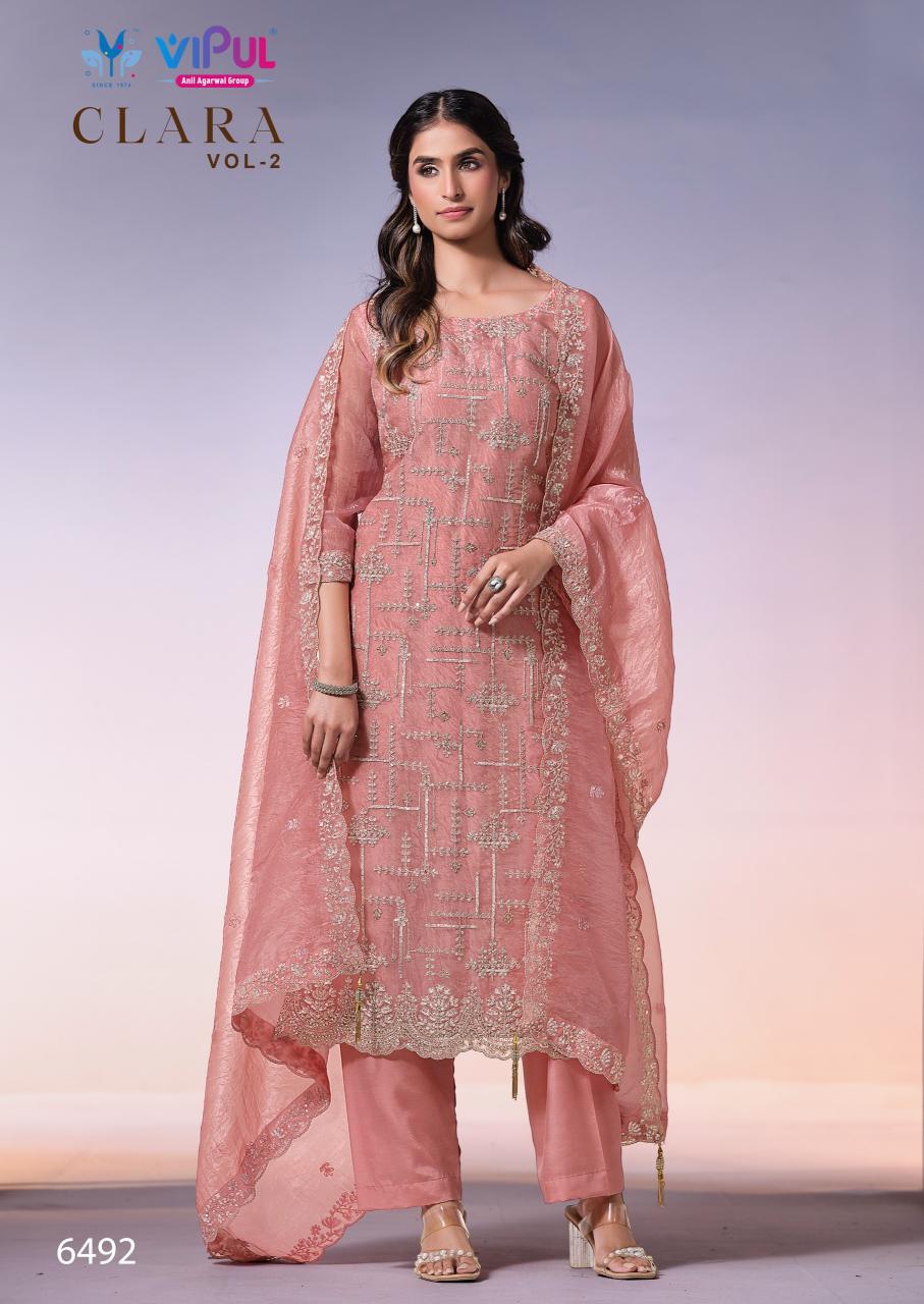 Vipul Clara vol 2 catalog pakistani wholesale salwar kameez in karachi