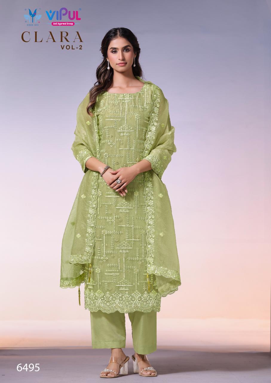 Vipul Clara vol 2 catalog pakistani wholesale salwar kameez in karachi