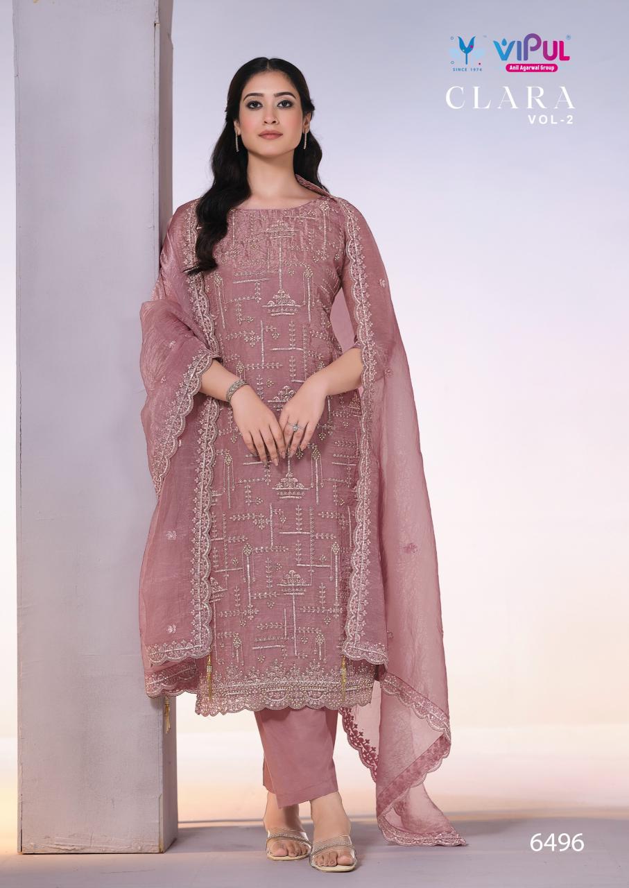 Vipul Clara vol 2 catalog pakistani wholesale salwar kameez in karachi