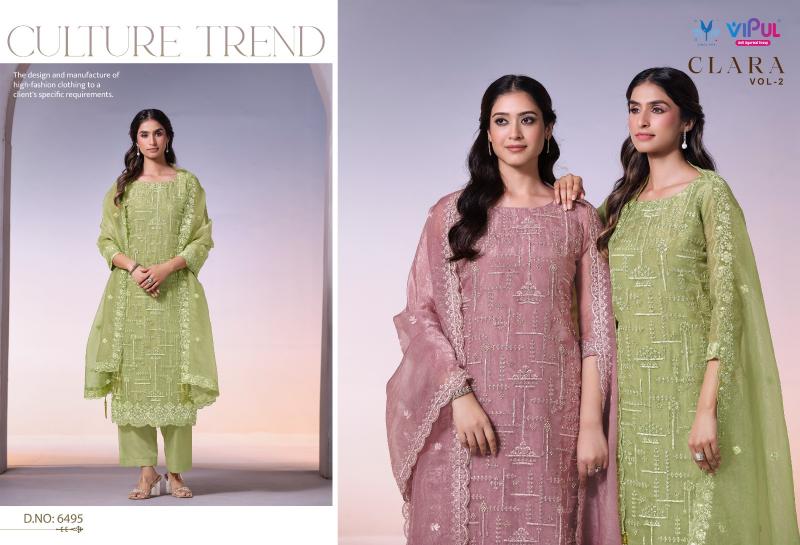 Vipul Clara vol 2 catalog pakistani wholesale salwar kameez in karachi